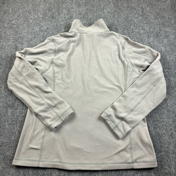 PATAGONIA Womens Lightweight Micro D Fleece Dove Grey 1/4 Zip size: Large - Picture 2 of 7